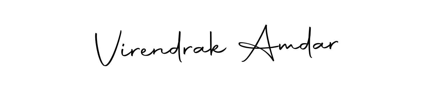 Use a signature maker to create a handwritten signature online. With this signature software, you can design (Autography-DOLnW) your own signature for name Virendrak Amdar. Virendrak Amdar signature style 10 images and pictures png