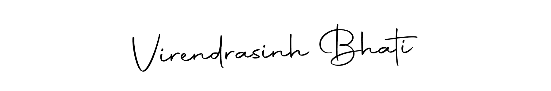 Make a beautiful signature design for name Virendrasinh Bhati. Use this online signature maker to create a handwritten signature for free. Virendrasinh Bhati signature style 10 images and pictures png