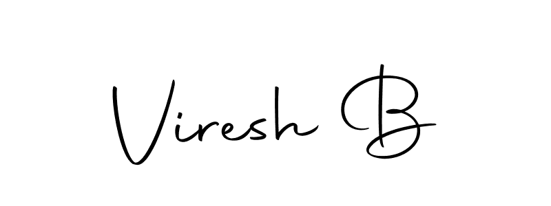 You can use this online signature creator to create a handwritten signature for the name Viresh B. This is the best online autograph maker. Viresh B signature style 10 images and pictures png