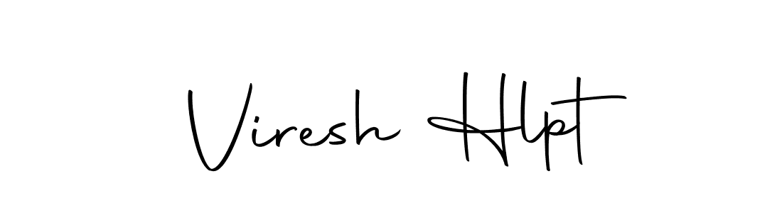 Create a beautiful signature design for name Viresh Hlpt. With this signature (Autography-DOLnW) fonts, you can make a handwritten signature for free. Viresh Hlpt signature style 10 images and pictures png