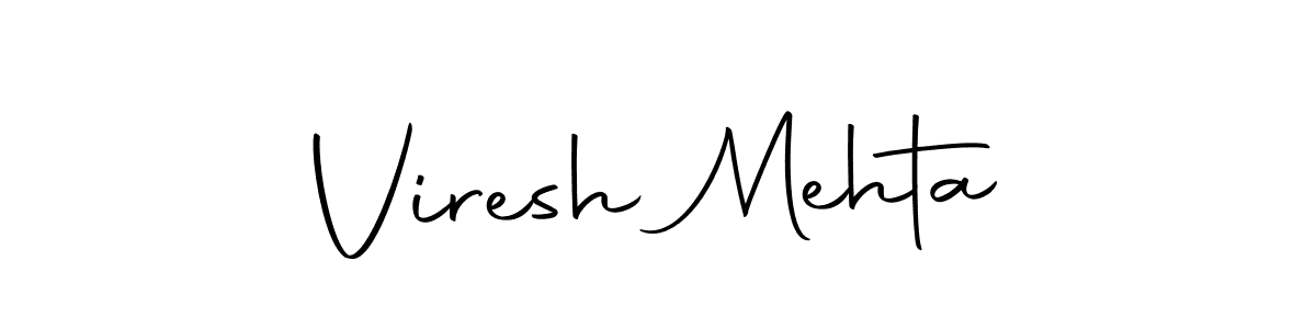 Design your own signature with our free online signature maker. With this signature software, you can create a handwritten (Autography-DOLnW) signature for name Viresh Mehta. Viresh Mehta signature style 10 images and pictures png