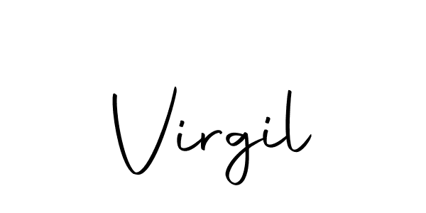 Create a beautiful signature design for name Virgil. With this signature (Autography-DOLnW) fonts, you can make a handwritten signature for free. Virgil signature style 10 images and pictures png