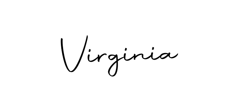 The best way (Autography-DOLnW) to make a short signature is to pick only two or three words in your name. The name Virginia include a total of six letters. For converting this name. Virginia signature style 10 images and pictures png