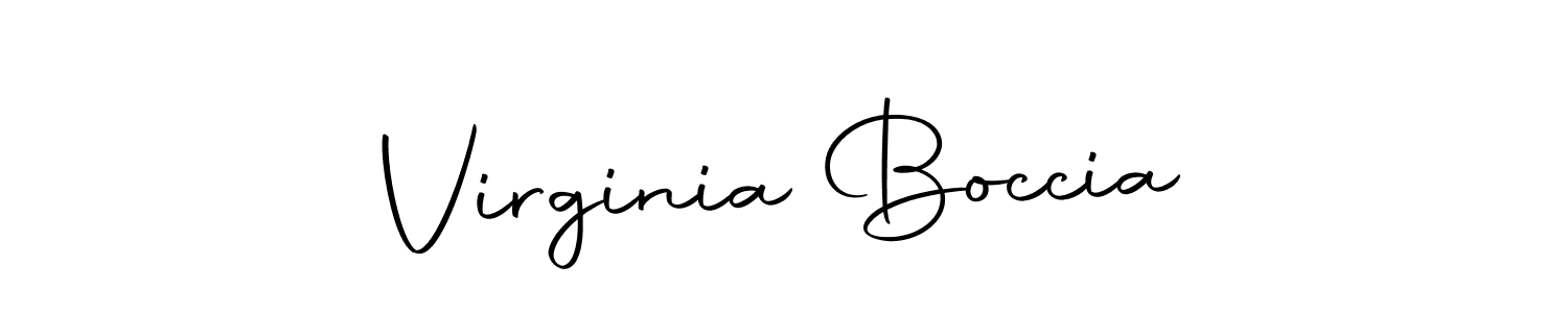 Here are the top 10 professional signature styles for the name Virginia Boccia. These are the best autograph styles you can use for your name. Virginia Boccia signature style 10 images and pictures png