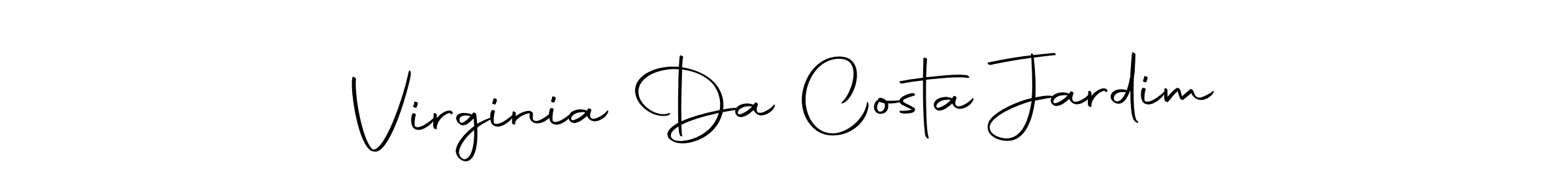 Also You can easily find your signature by using the search form. We will create Virginia Da Costa Jardim name handwritten signature images for you free of cost using Autography-DOLnW sign style. Virginia Da Costa Jardim signature style 10 images and pictures png