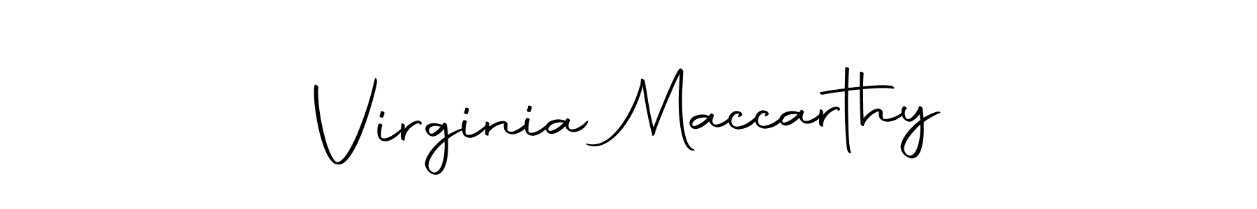 Create a beautiful signature design for name Virginia Maccarthy. With this signature (Autography-DOLnW) fonts, you can make a handwritten signature for free. Virginia Maccarthy signature style 10 images and pictures png