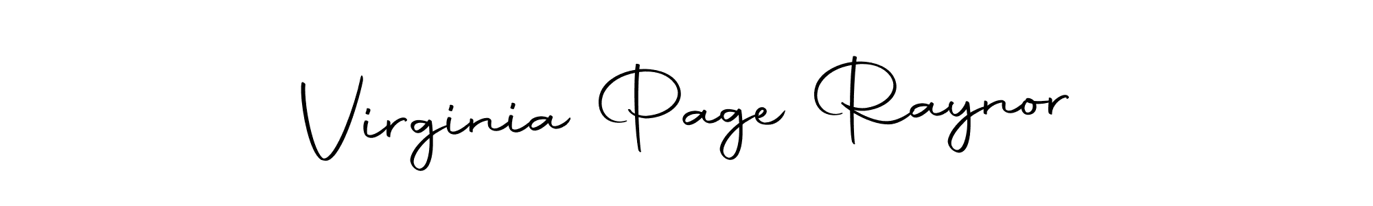 Use a signature maker to create a handwritten signature online. With this signature software, you can design (Autography-DOLnW) your own signature for name Virginia Page Raynor. Virginia Page Raynor signature style 10 images and pictures png