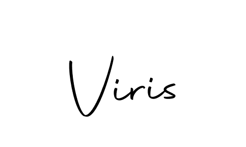 You should practise on your own different ways (Autography-DOLnW) to write your name (Viris) in signature. don't let someone else do it for you. Viris signature style 10 images and pictures png