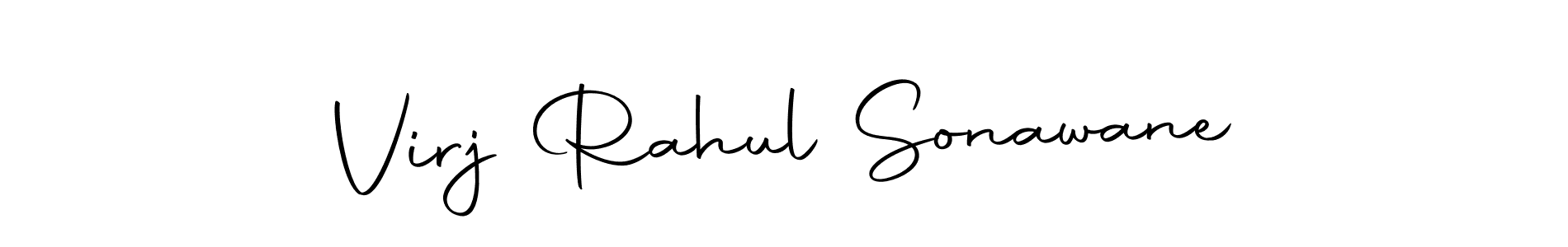 Create a beautiful signature design for name Virj Rahul Sonawane. With this signature (Autography-DOLnW) fonts, you can make a handwritten signature for free. Virj Rahul Sonawane signature style 10 images and pictures png