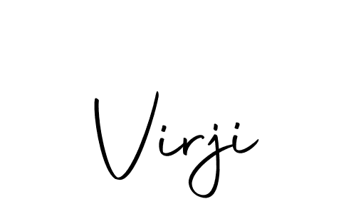 How to make Virji signature? Autography-DOLnW is a professional autograph style. Create handwritten signature for Virji name. Virji signature style 10 images and pictures png