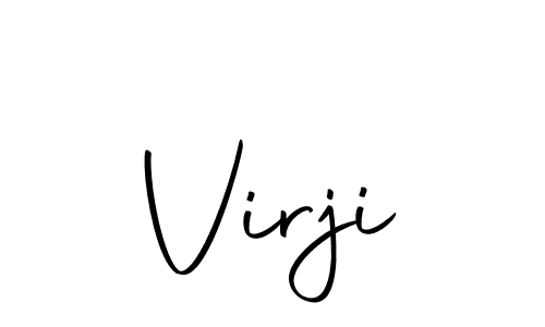 Virji stylish signature style. Best Handwritten Sign (Autography-DOLnW) for my name. Handwritten Signature Collection Ideas for my name Virji. Virji signature style 10 images and pictures png