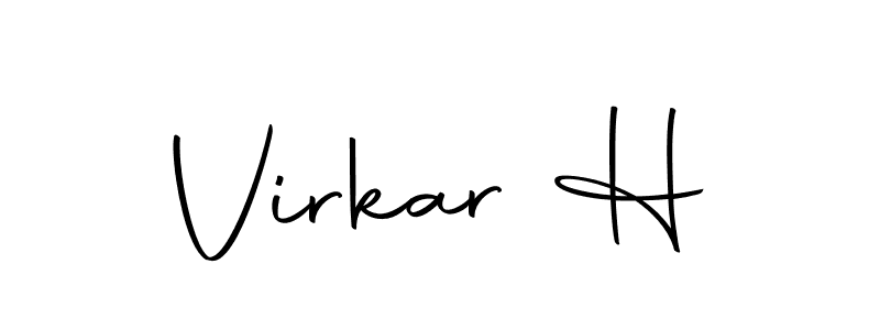 Here are the top 10 professional signature styles for the name Virkar H. These are the best autograph styles you can use for your name. Virkar H signature style 10 images and pictures png