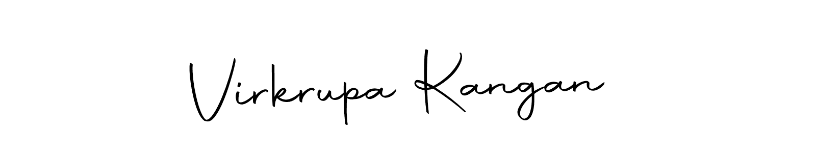 Make a beautiful signature design for name Virkrupa Kangan . Use this online signature maker to create a handwritten signature for free. Virkrupa Kangan  signature style 10 images and pictures png