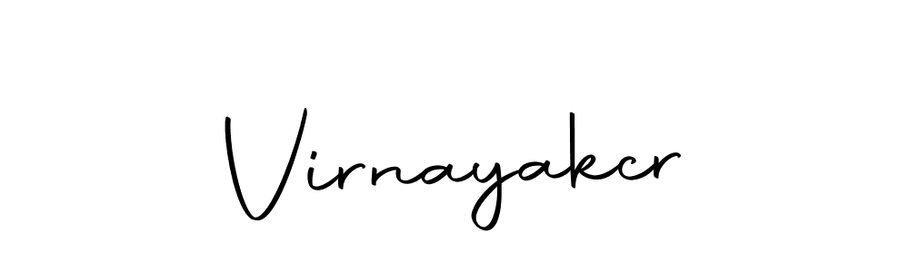 Make a beautiful signature design for name Virnayakcr. With this signature (Autography-DOLnW) style, you can create a handwritten signature for free. Virnayakcr signature style 10 images and pictures png