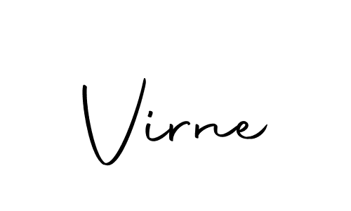Create a beautiful signature design for name Virne. With this signature (Autography-DOLnW) fonts, you can make a handwritten signature for free. Virne signature style 10 images and pictures png