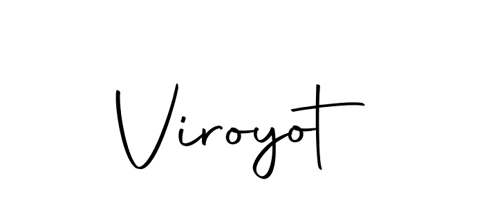Make a beautiful signature design for name Viroyot. With this signature (Autography-DOLnW) style, you can create a handwritten signature for free. Viroyot signature style 10 images and pictures png
