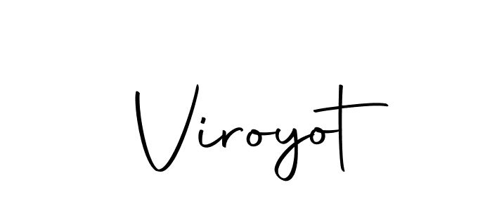 You should practise on your own different ways (Autography-DOLnW) to write your name (Viroyot) in signature. don't let someone else do it for you. Viroyot signature style 10 images and pictures png
