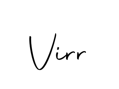 Design your own signature with our free online signature maker. With this signature software, you can create a handwritten (Autography-DOLnW) signature for name Virr. Virr signature style 10 images and pictures png