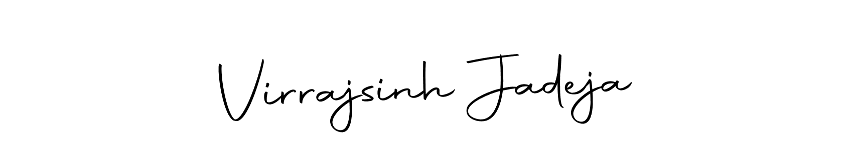 The best way (Autography-DOLnW) to make a short signature is to pick only two or three words in your name. The name Virrajsinh Jadeja include a total of six letters. For converting this name. Virrajsinh Jadeja signature style 10 images and pictures png