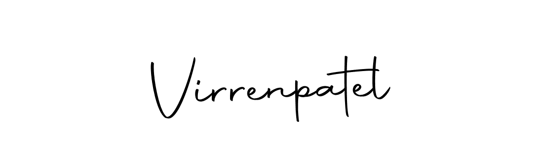 Use a signature maker to create a handwritten signature online. With this signature software, you can design (Autography-DOLnW) your own signature for name Virrenpatel. Virrenpatel signature style 10 images and pictures png
