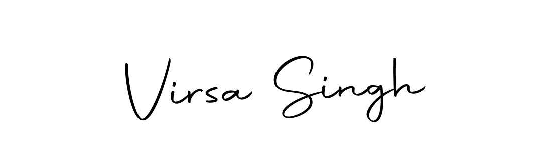 Make a beautiful signature design for name Virsa Singh. Use this online signature maker to create a handwritten signature for free. Virsa Singh signature style 10 images and pictures png