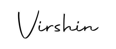 Practice writing Virshin with the flow of Autography-DOLnW lettering. A fantastic source of inspiration for developing your personal signature style. Virshin signature style 10 images and pictures png