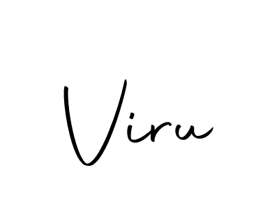 Create a beautiful signature design for name Viru. With this signature (Autography-DOLnW) fonts, you can make a handwritten signature for free. Viru signature style 10 images and pictures png