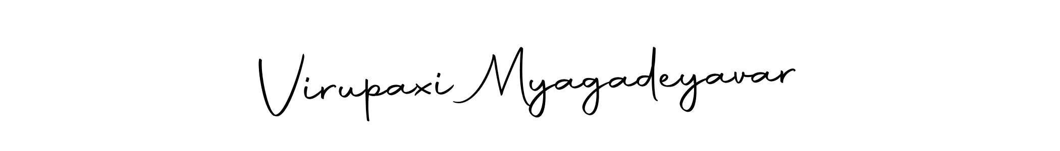 Make a beautiful signature design for name Virupaxi Myagadeyavar. Use this online signature maker to create a handwritten signature for free. Virupaxi Myagadeyavar signature style 10 images and pictures png