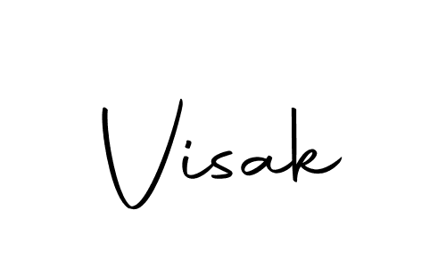 if you are searching for the best signature style for your name Visak. so please give up your signature search. here we have designed multiple signature styles  using Autography-DOLnW. Visak signature style 10 images and pictures png