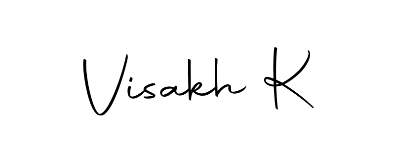 It looks lik you need a new signature style for name Visakh K. Design unique handwritten (Autography-DOLnW) signature with our free signature maker in just a few clicks. Visakh K signature style 10 images and pictures png