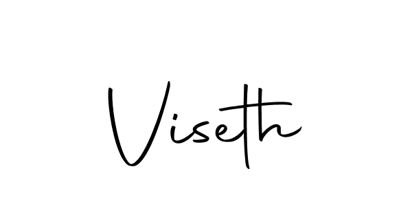 Make a beautiful signature design for name Viseth. With this signature (Autography-DOLnW) style, you can create a handwritten signature for free. Viseth signature style 10 images and pictures png