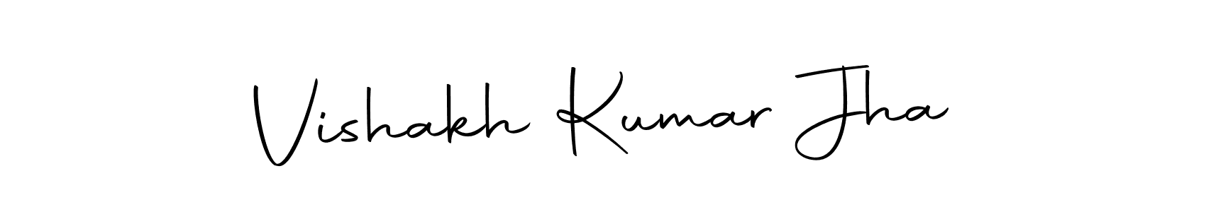 Design your own signature with our free online signature maker. With this signature software, you can create a handwritten (Autography-DOLnW) signature for name Vishakh Kumar Jha. Vishakh Kumar Jha signature style 10 images and pictures png