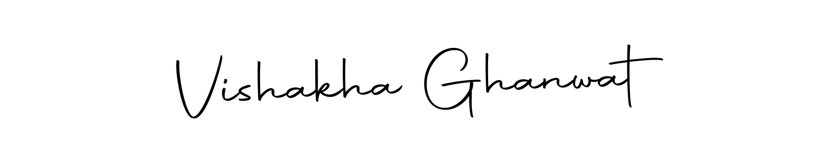 This is the best signature style for the Vishakha Ghanwat name. Also you like these signature font (Autography-DOLnW). Mix name signature. Vishakha Ghanwat signature style 10 images and pictures png