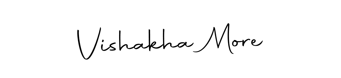 You can use this online signature creator to create a handwritten signature for the name Vishakha More. This is the best online autograph maker. Vishakha More signature style 10 images and pictures png