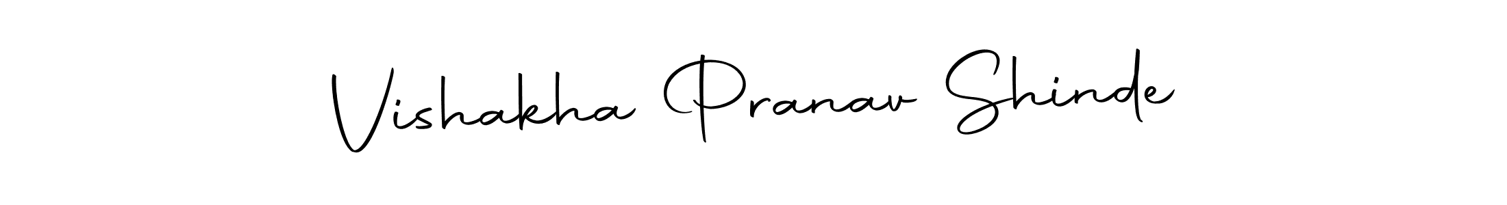 You should practise on your own different ways (Autography-DOLnW) to write your name (Vishakha Pranav Shinde) in signature. don't let someone else do it for you. Vishakha Pranav Shinde signature style 10 images and pictures png
