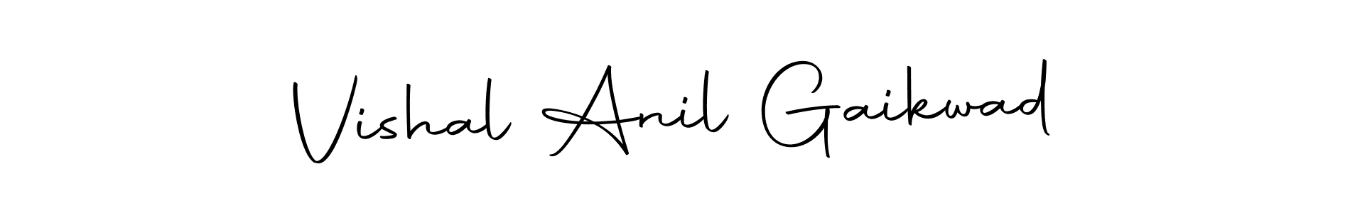 How to make Vishal Anil Gaikwad signature? Autography-DOLnW is a professional autograph style. Create handwritten signature for Vishal Anil Gaikwad name. Vishal Anil Gaikwad signature style 10 images and pictures png