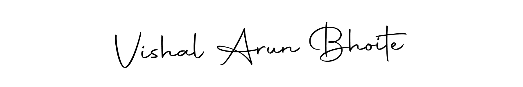 You can use this online signature creator to create a handwritten signature for the name Vishal Arun Bhoite. This is the best online autograph maker. Vishal Arun Bhoite signature style 10 images and pictures png