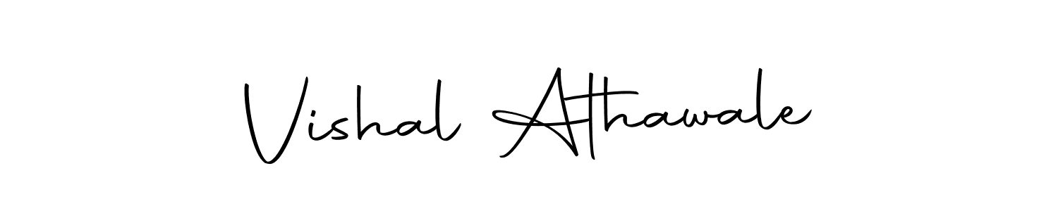 Autography-DOLnW is a professional signature style that is perfect for those who want to add a touch of class to their signature. It is also a great choice for those who want to make their signature more unique. Get Vishal Athawale name to fancy signature for free. Vishal Athawale signature style 10 images and pictures png