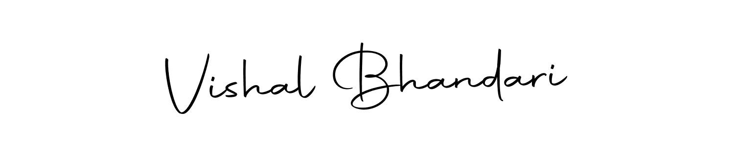 Vishal Bhandari stylish signature style. Best Handwritten Sign (Autography-DOLnW) for my name. Handwritten Signature Collection Ideas for my name Vishal Bhandari. Vishal Bhandari signature style 10 images and pictures png