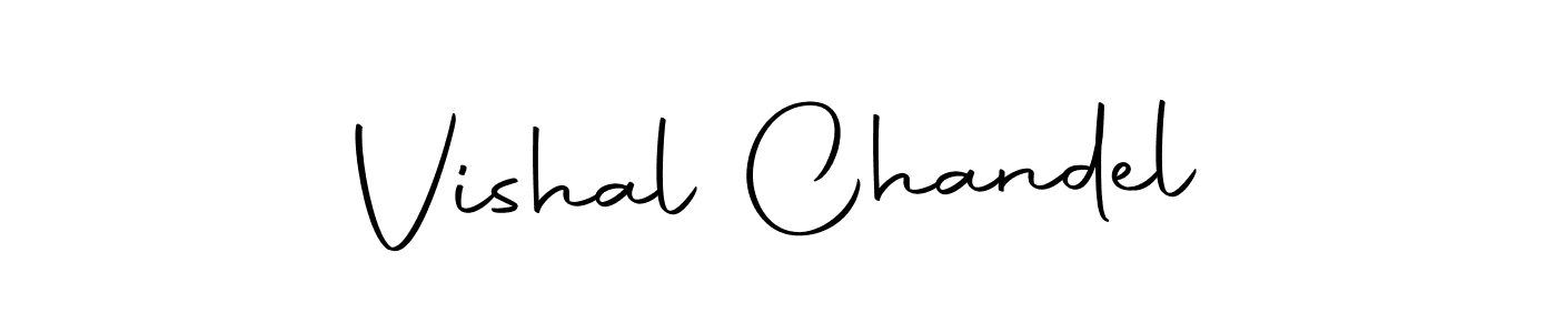 Also we have Vishal Chandel name is the best signature style. Create professional handwritten signature collection using Autography-DOLnW autograph style. Vishal Chandel signature style 10 images and pictures png