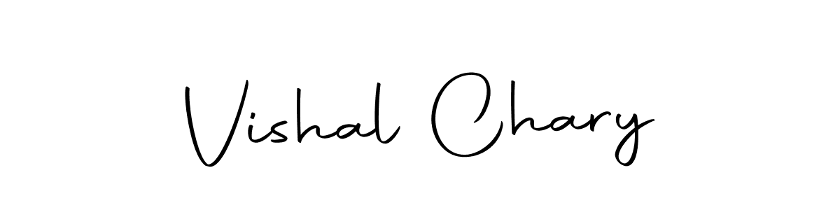 Use a signature maker to create a handwritten signature online. With this signature software, you can design (Autography-DOLnW) your own signature for name Vishal Chary. Vishal Chary signature style 10 images and pictures png
