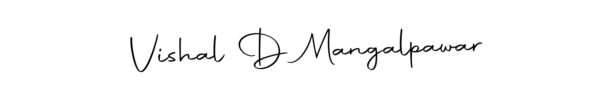 Make a beautiful signature design for name Vishal D Mangalpawar. With this signature (Autography-DOLnW) style, you can create a handwritten signature for free. Vishal D Mangalpawar signature style 10 images and pictures png