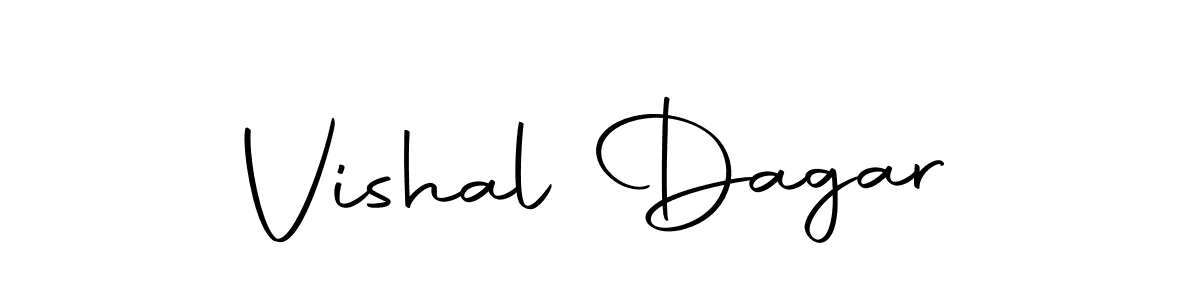 Create a beautiful signature design for name Vishal Dagar. With this signature (Autography-DOLnW) fonts, you can make a handwritten signature for free. Vishal Dagar signature style 10 images and pictures png