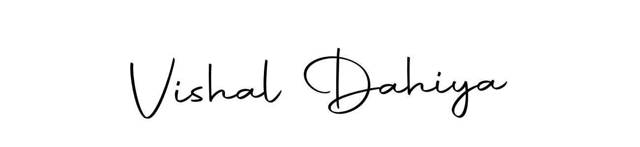 Create a beautiful signature design for name Vishal Dahiya. With this signature (Autography-DOLnW) fonts, you can make a handwritten signature for free. Vishal Dahiya signature style 10 images and pictures png