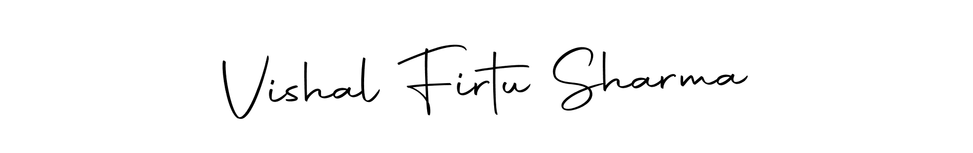 Vishal Firtu Sharma stylish signature style. Best Handwritten Sign (Autography-DOLnW) for my name. Handwritten Signature Collection Ideas for my name Vishal Firtu Sharma. Vishal Firtu Sharma signature style 10 images and pictures png