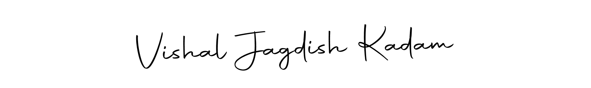 Similarly Autography-DOLnW is the best handwritten signature design. Signature creator online .You can use it as an online autograph creator for name Vishal Jagdish Kadam. Vishal Jagdish Kadam signature style 10 images and pictures png