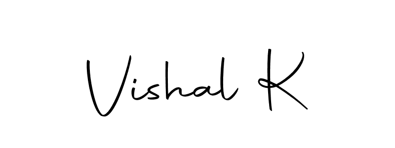 Here are the top 10 professional signature styles for the name Vishal K. These are the best autograph styles you can use for your name. Vishal K signature style 10 images and pictures png