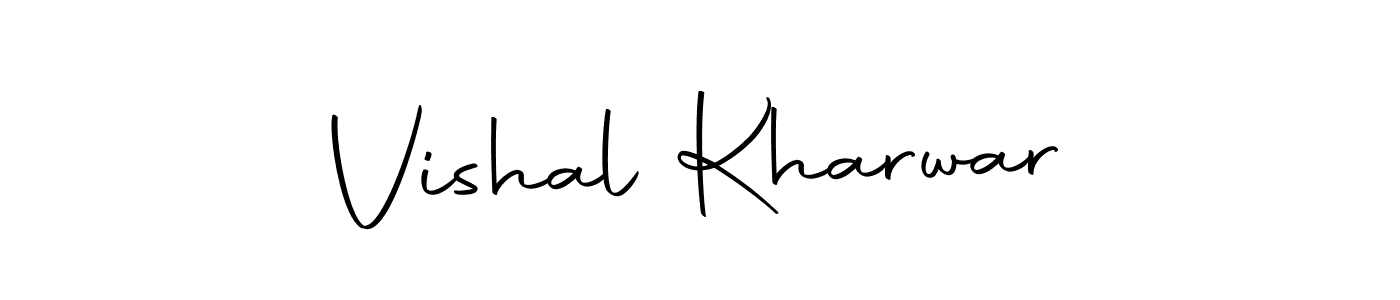 Autography-DOLnW is a professional signature style that is perfect for those who want to add a touch of class to their signature. It is also a great choice for those who want to make their signature more unique. Get Vishal Kharwar name to fancy signature for free. Vishal Kharwar signature style 10 images and pictures png