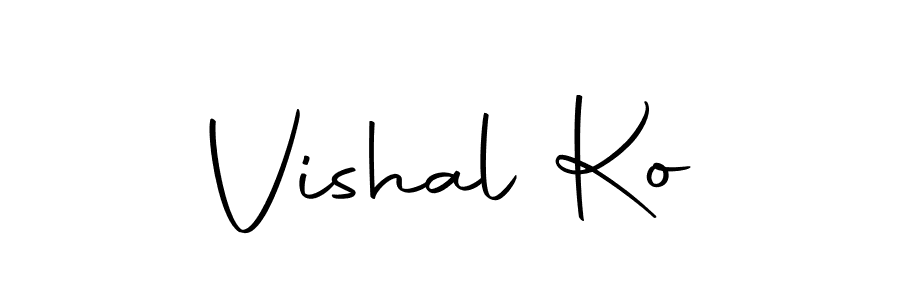 if you are searching for the best signature style for your name Vishal Ko. so please give up your signature search. here we have designed multiple signature styles  using Autography-DOLnW. Vishal Ko signature style 10 images and pictures png