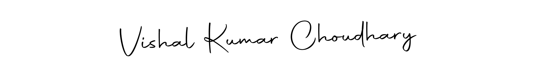 The best way (Autography-DOLnW) to make a short signature is to pick only two or three words in your name. The name Vishal Kumar Choudhary include a total of six letters. For converting this name. Vishal Kumar Choudhary signature style 10 images and pictures png